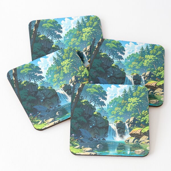 Item preview, Mesmerizing Double Waterfall designed and sold by TondoMeander.