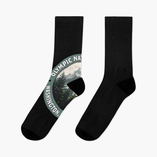 Item preview, Olympic National Park Vintage Badge – Minimalist Travel Art designed and sold by Stylish Grapefruit Familia.