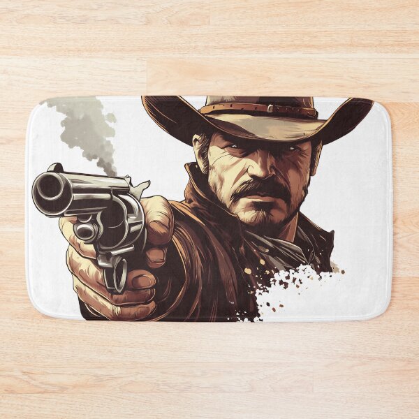 Item preview, cowboy aiming his revolver designed and sold by javierparra.