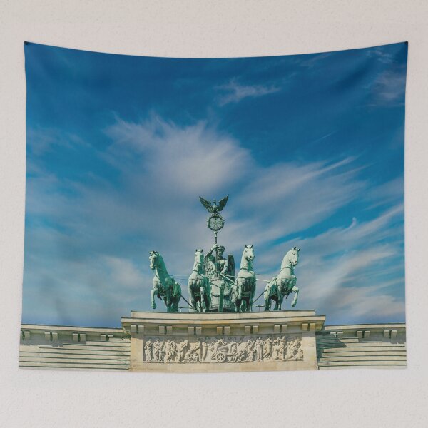 Item preview, Brandenburg Gate Quadriga Against Vibrant Sky designed and sold by Kristvin Gudmundsson.