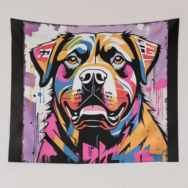 Item preview, Rottweiller Graffiti #1 designed and sold by Helios Be. Lavsh.