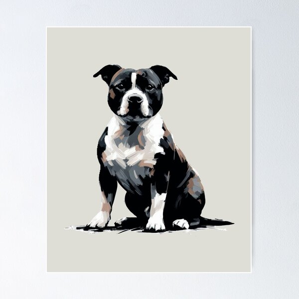Item preview, Staffordshire Bull Terrier designed and sold by Now's Good Designs.