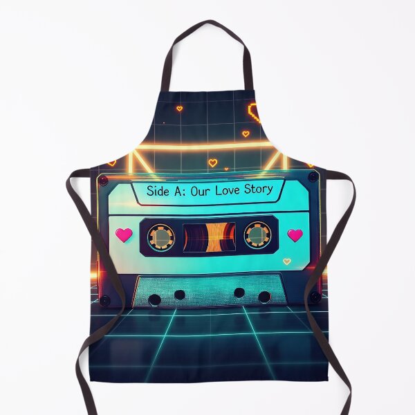 Item preview, Retro Mixtape Sticker | Nostalgic Valentine’s Art for Couples designed and sold by StellarHues.