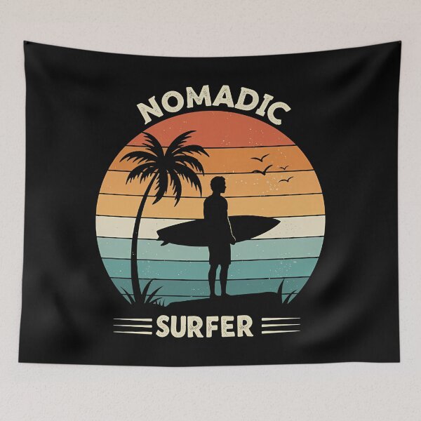 Item preview, Nomadic Surfer. designed and sold by CityNoir.