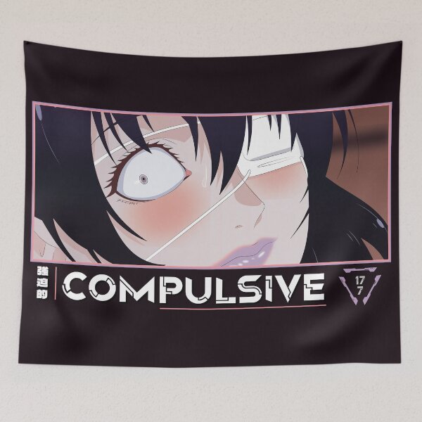 Item preview, Compulsive Anime Eyes Japanese Cozy Anime Style designed and sold by Otakurypto.