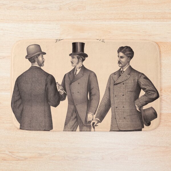 Item preview, Victorian Men's Fashion Illustration 1873 Fall Styles designed and sold by InnerCitadel.