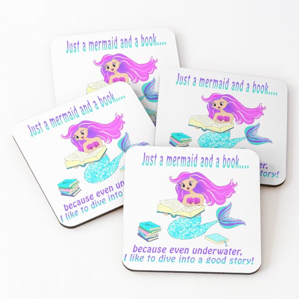 Item preview, Mermaid Loves to Read designed and sold by daphsam.