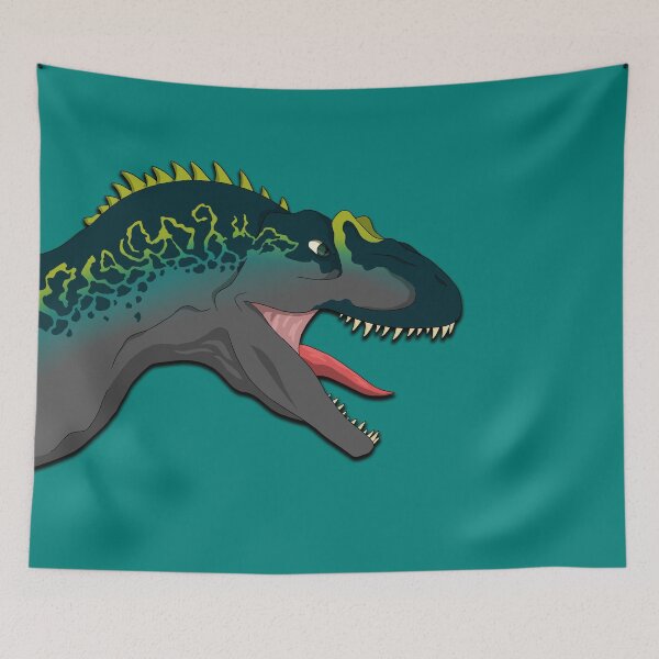 Item preview, Blue and Yellow Allosaurus designed and sold by FoxtonBec.