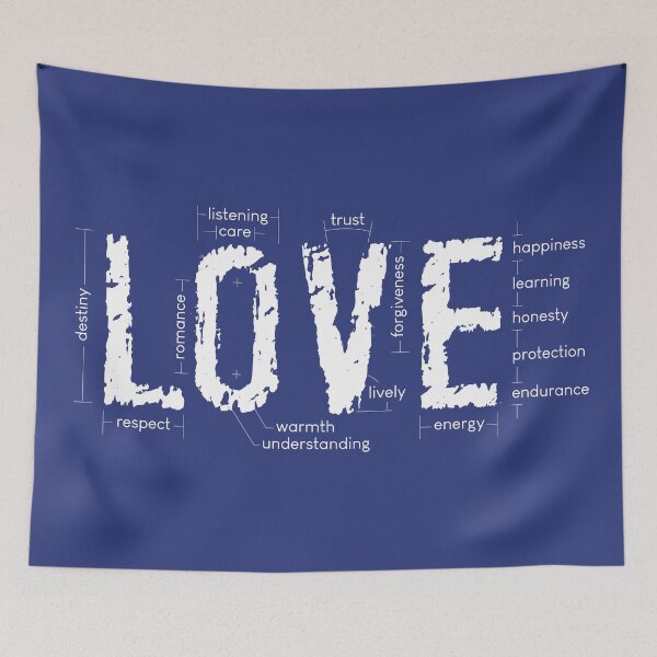 Item preview, love dimension (blue) designed and sold by storieslanguage.