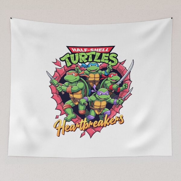 Item preview, Mutant Ninja Turtles "Heartbreakers" Retro  designed and sold by Krasnovaovaova.