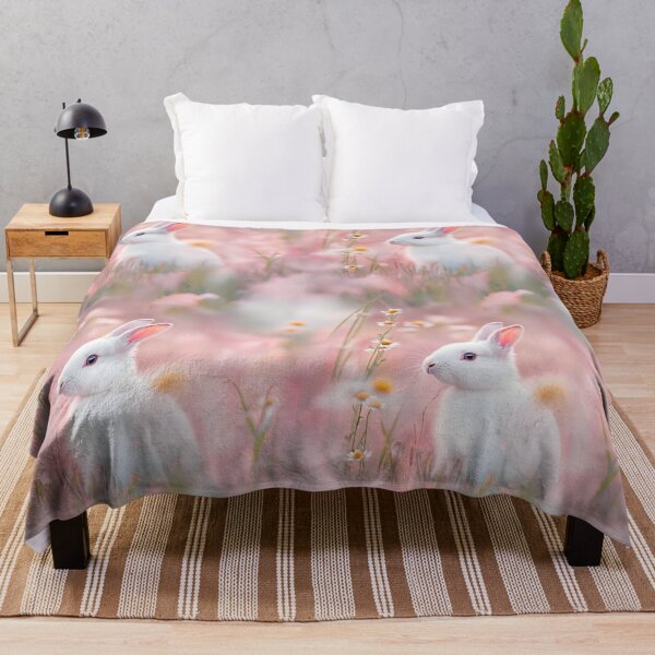 Item preview, Rabbit in a daisy field designed and sold by Lewis-mart.