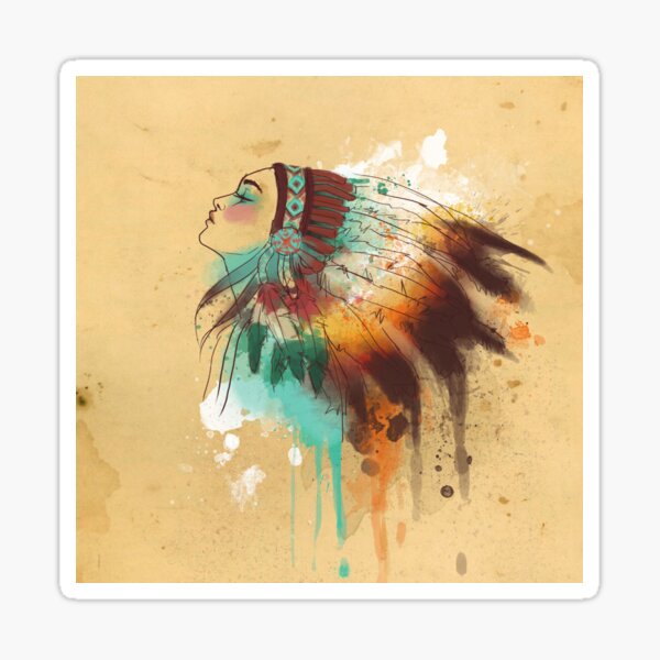 Item preview, Indian Woman designed and sold by TAPUtiki.