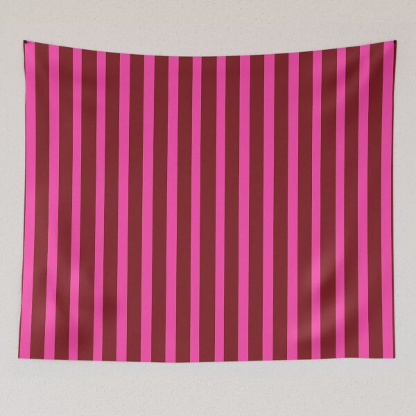 Item preview, Hot Pink and Dark Red Stripes Pattern designed and sold by OneThreeSix.