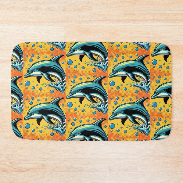 Item preview, pop art style dolphin designed and sold by Dogandesighn.