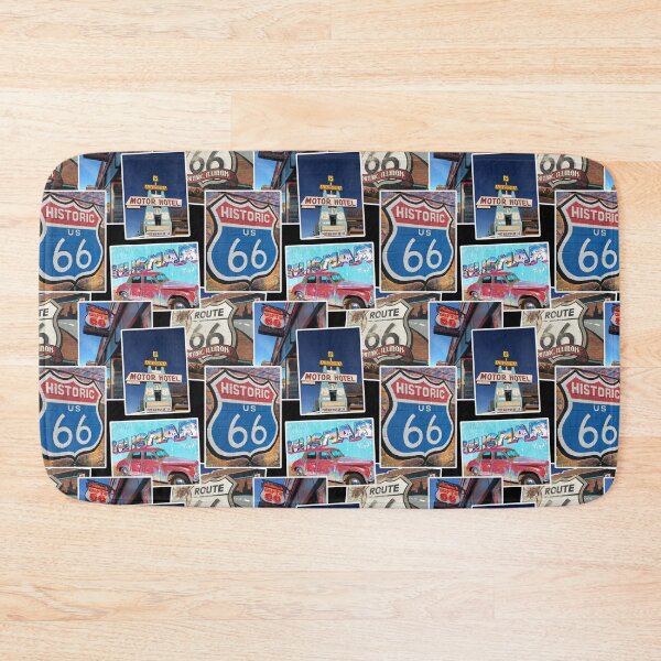 Item preview, Historic Route 66 pictures montage designed and sold by Topmel.