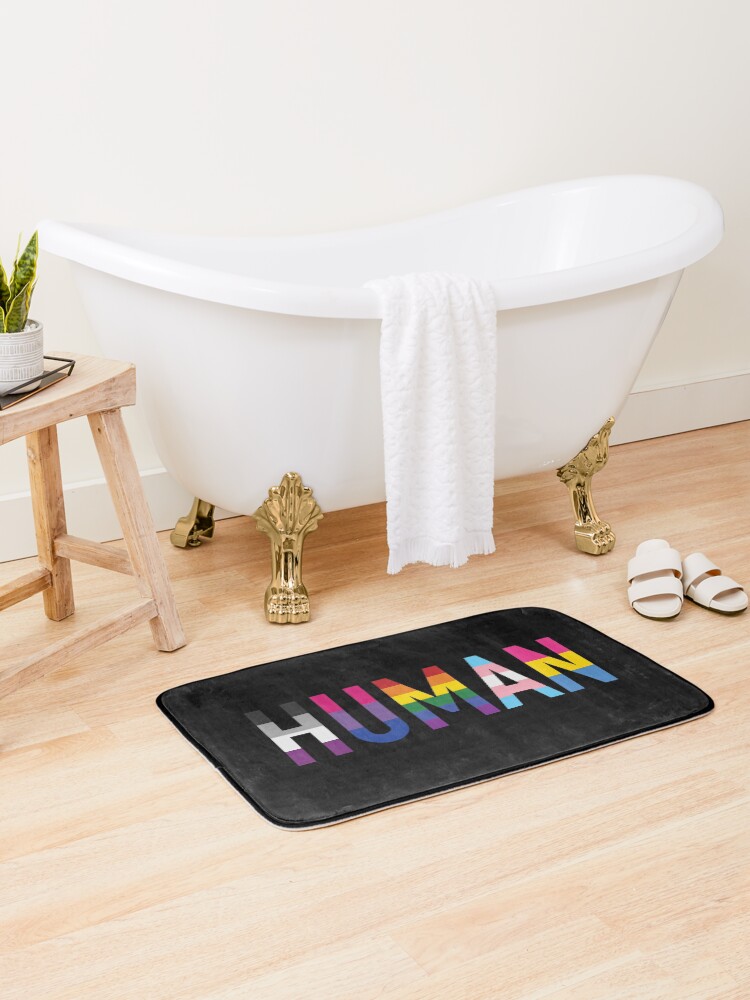 Thumbnail 2 of 6, Bath Mat, Human, Various Queer Flags 1 designed and sold by fc13empire.