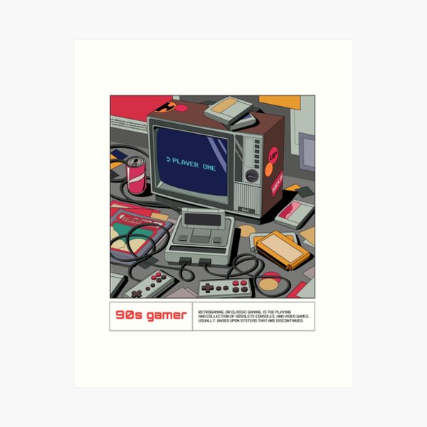 Item preview, 90s gamer designed and sold by CgraphicC.
