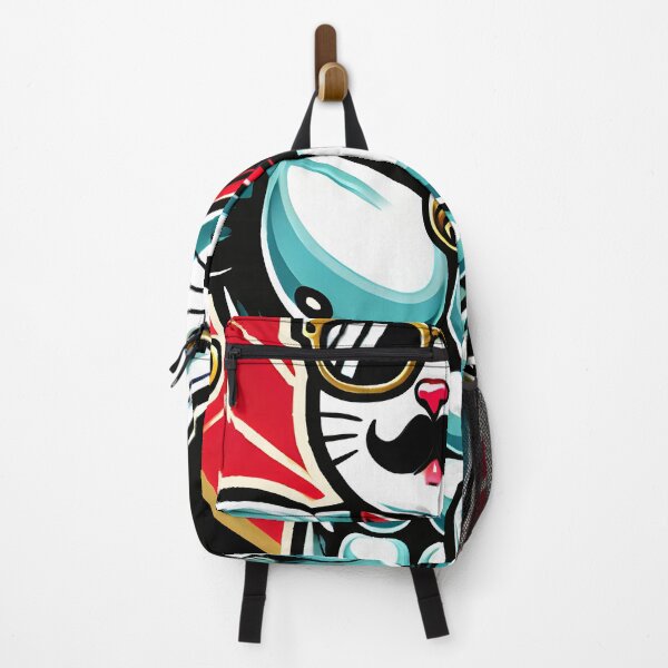 Item preview, Muscular Lucky Cat with Sunglasses and Tattoo | Cool Maneki Neko Gym Art designed and sold by DrawHandArt.