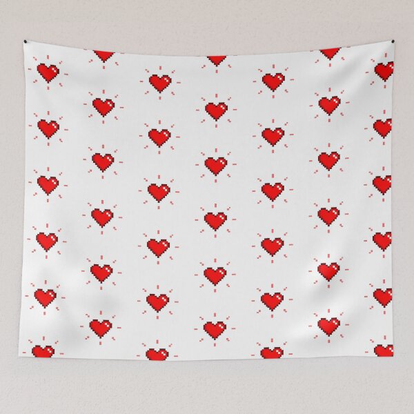 Item preview, Glowing Pixelated Heart with Sparkles designed and sold by K1llexx.