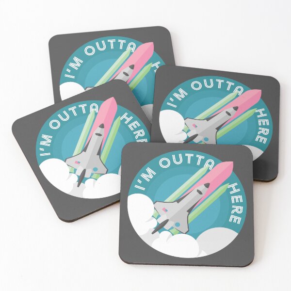Item preview, I'm outta here designed and sold by Solstice Noir.