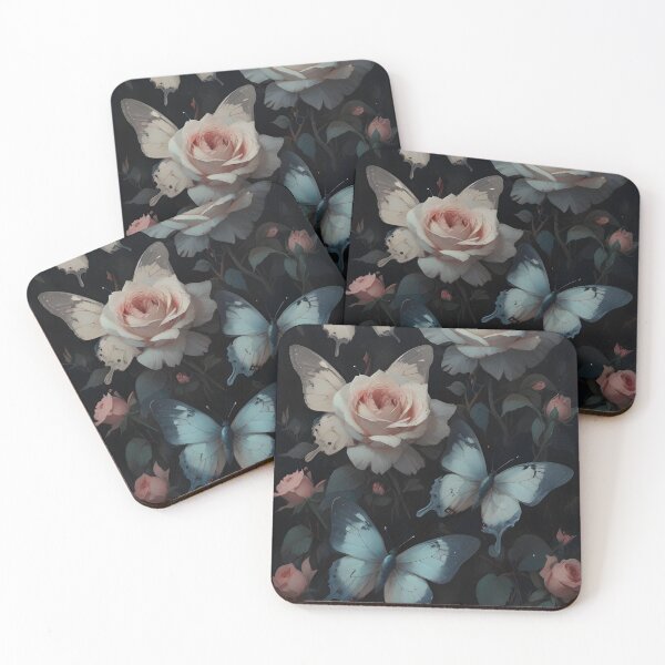 Item preview, Moonlit Butterflies and Roses designed and sold by BE.Digital.