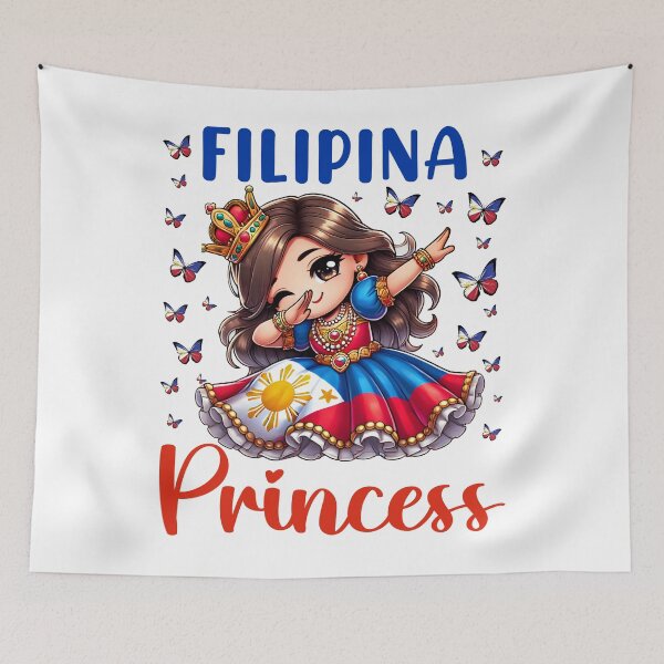 Item preview, Filipina Princess Dabbing for girls & kids designed and sold by NUMAcreations.