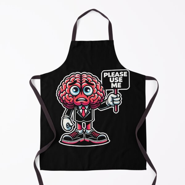 Item preview, Funny Brain Cartoon | Use Your Brain Motivational Art for Thinkers designed and sold by DrawHandArt.
