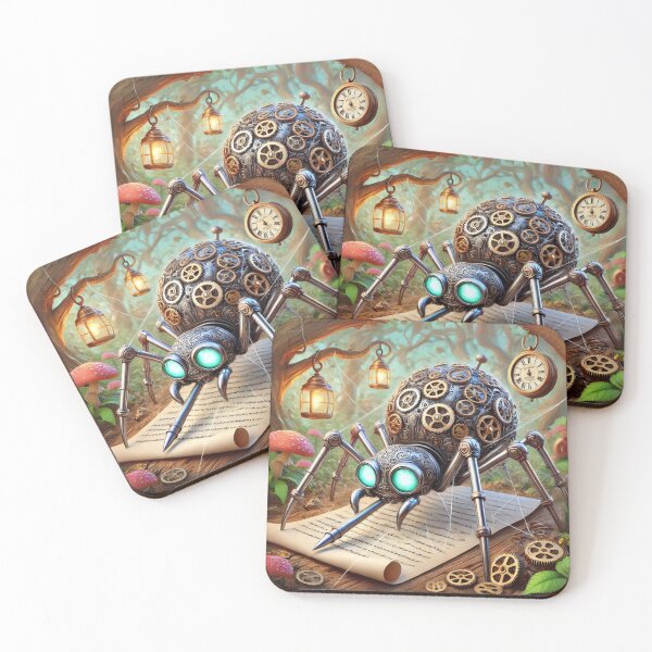 Item preview, Steampunk Spider Writing designed and sold by Sillytoe.