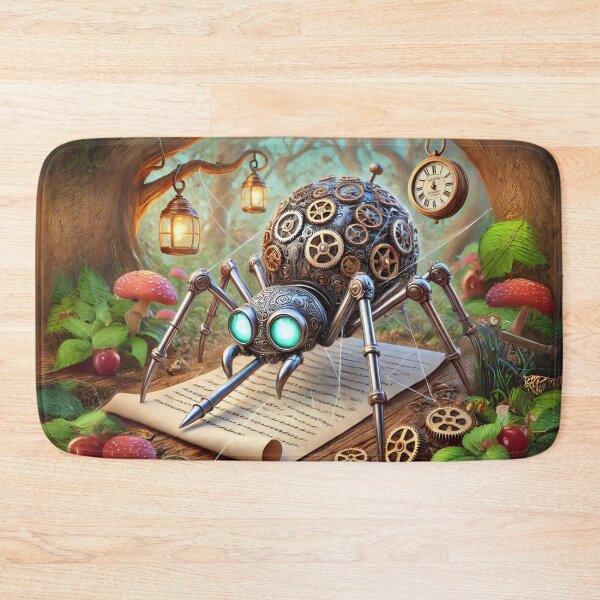 Item preview, Steampunk Spider Writing designed and sold by Sillytoe.