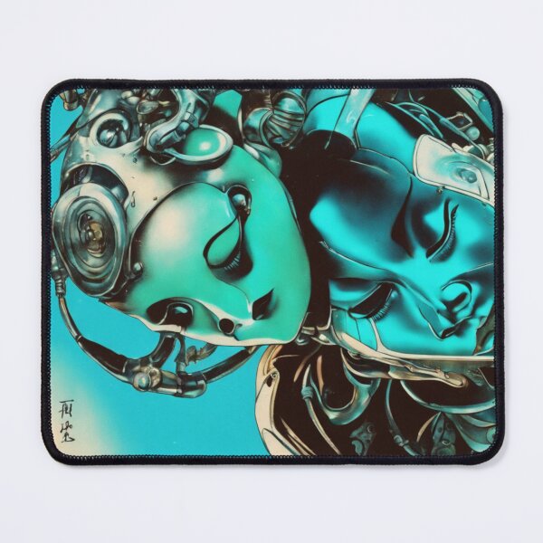 Item preview, Robot Blue Shunga Imitation Japanese Erotica #25 designed and sold by NickWhittleArt.