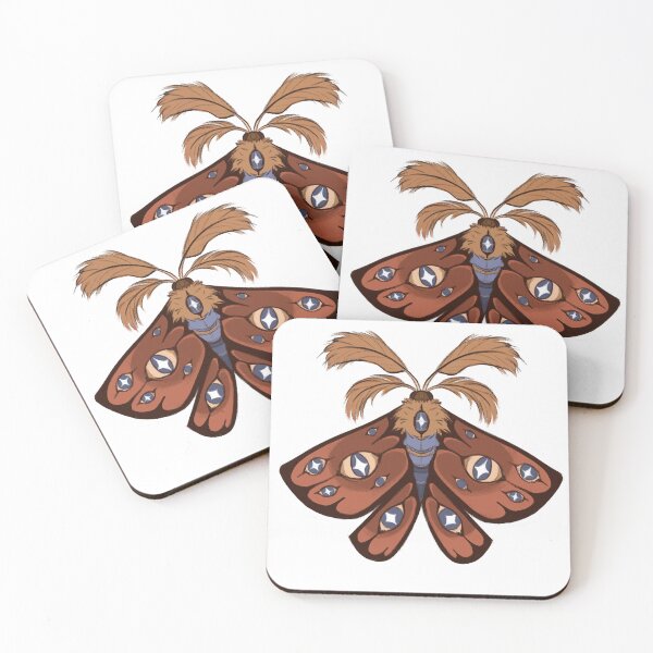Item preview, Red Moth designed and sold by threecalicocats.