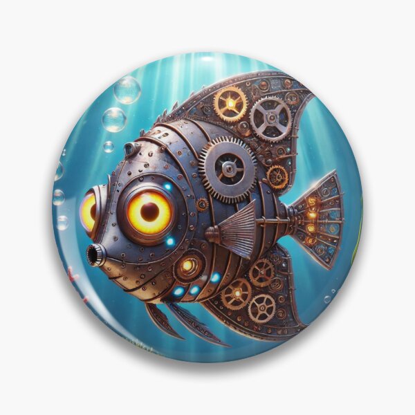 Item preview, Steampunk Wrought Iron Butterflyfish designed and sold by Sillytoe.