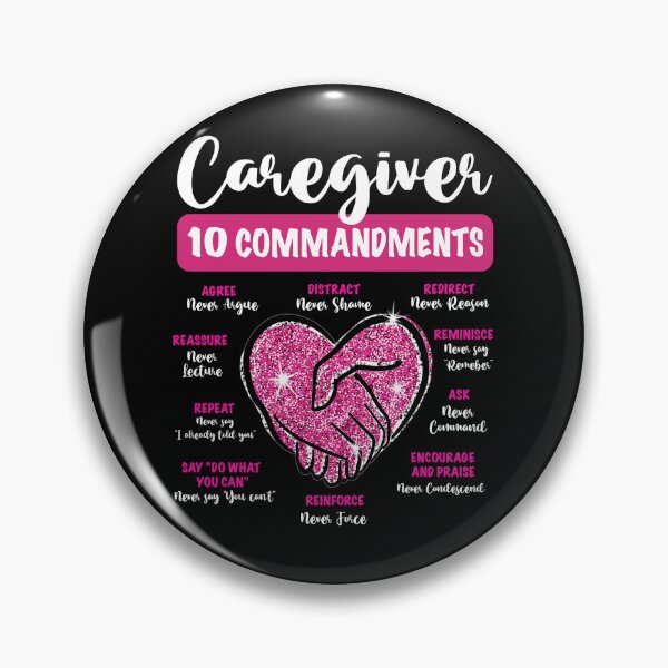 Item preview, Caregiver 10 Commandments Caregiving Life Nurse  designed and sold by NUMAcreations.