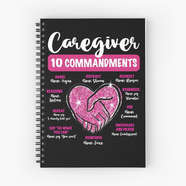 Item preview, Caregiver 10 Commandments Caregiving Life Nurse  designed and sold by NUMAcreations.