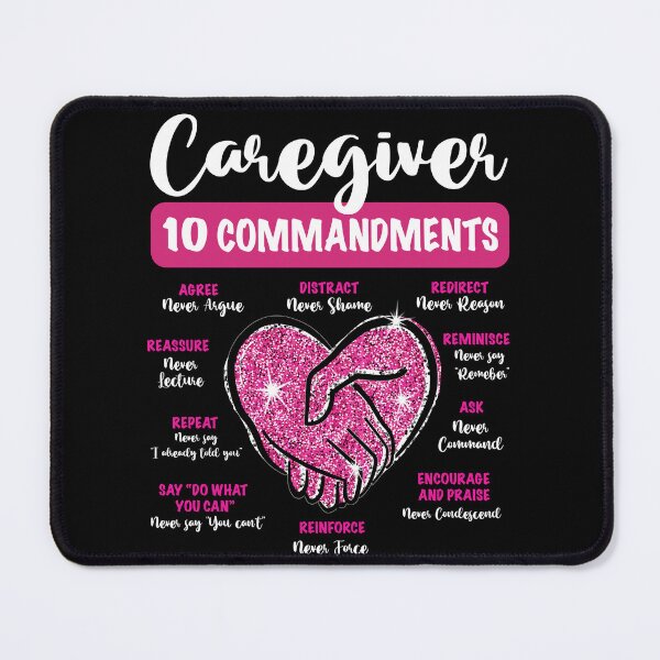 Item preview, Caregiver 10 Commandments Caregiving Life Nurse  designed and sold by NUMAcreations.