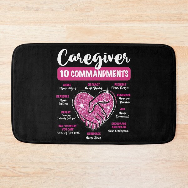Item preview, Caregiver 10 Commandments Caregiving Life Nurse  designed and sold by NUMAcreations.