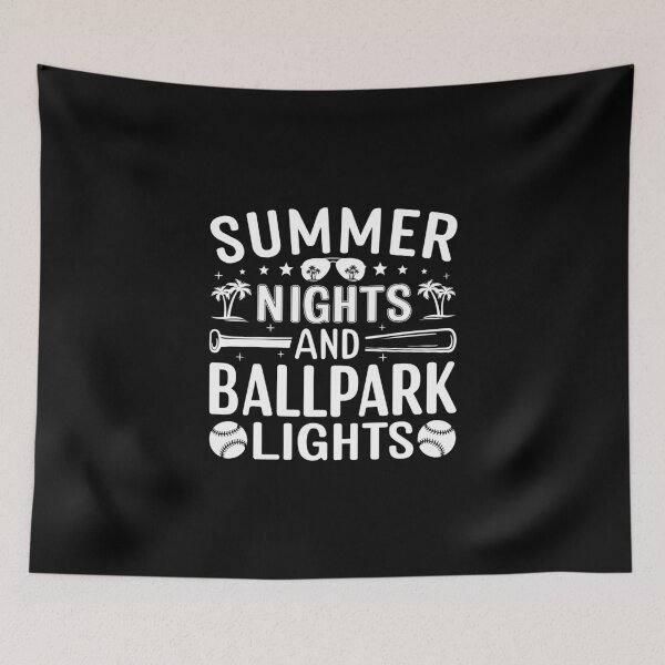 Item preview, Summer night and ballpark light designed and sold by marfanna.