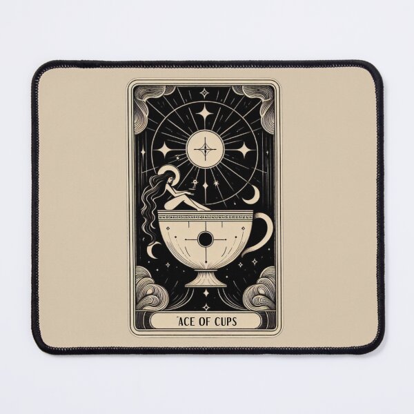 Item preview, Ace of Cups - Tarot Card of Love & Intuition designed and sold by MusesWhispers.