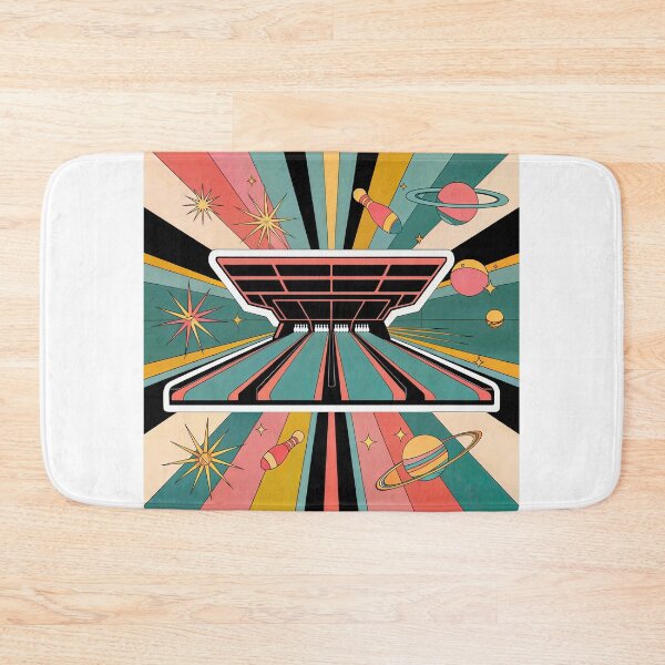 Item preview, Sticker / T-Shirt Design Trending: BOWLING ALLEY designed and sold by ForeverPrintsOK.