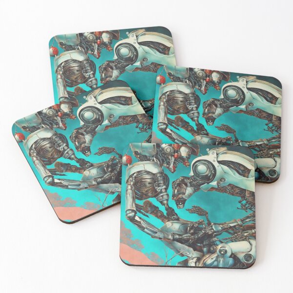 Item preview, Robot Blue Shunga Erotic Art Imitation | #28 designed and sold by NickWhittleArt.