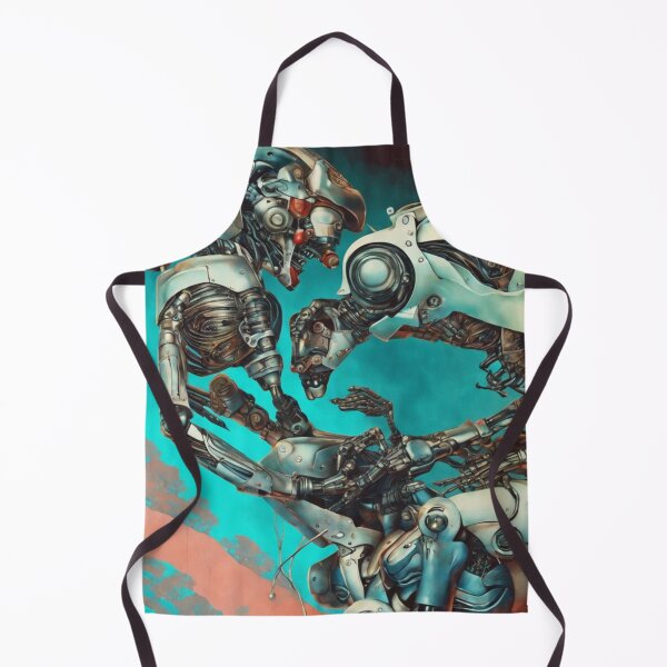 Item preview, Robot Blue Shunga Erotic Art Imitation | #28 designed and sold by NickWhittleArt.