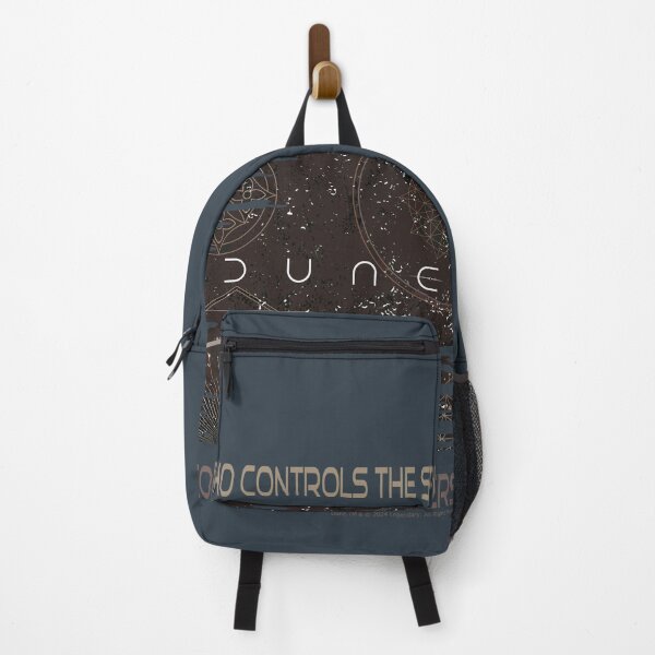 Item preview, DUNE. Who Controls The Spice Controls The Universe (dark grayish-blue-black background) designed and sold by bekksa.