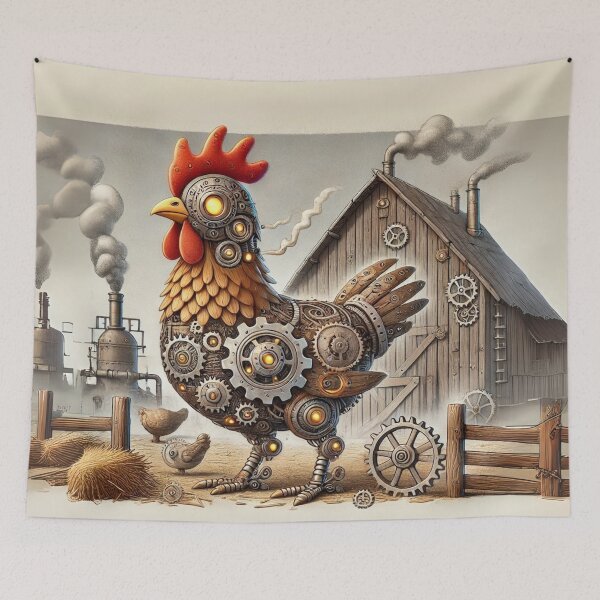 Item preview, Steampunk Wyandotte Chicken designed and sold by Sillytoe.