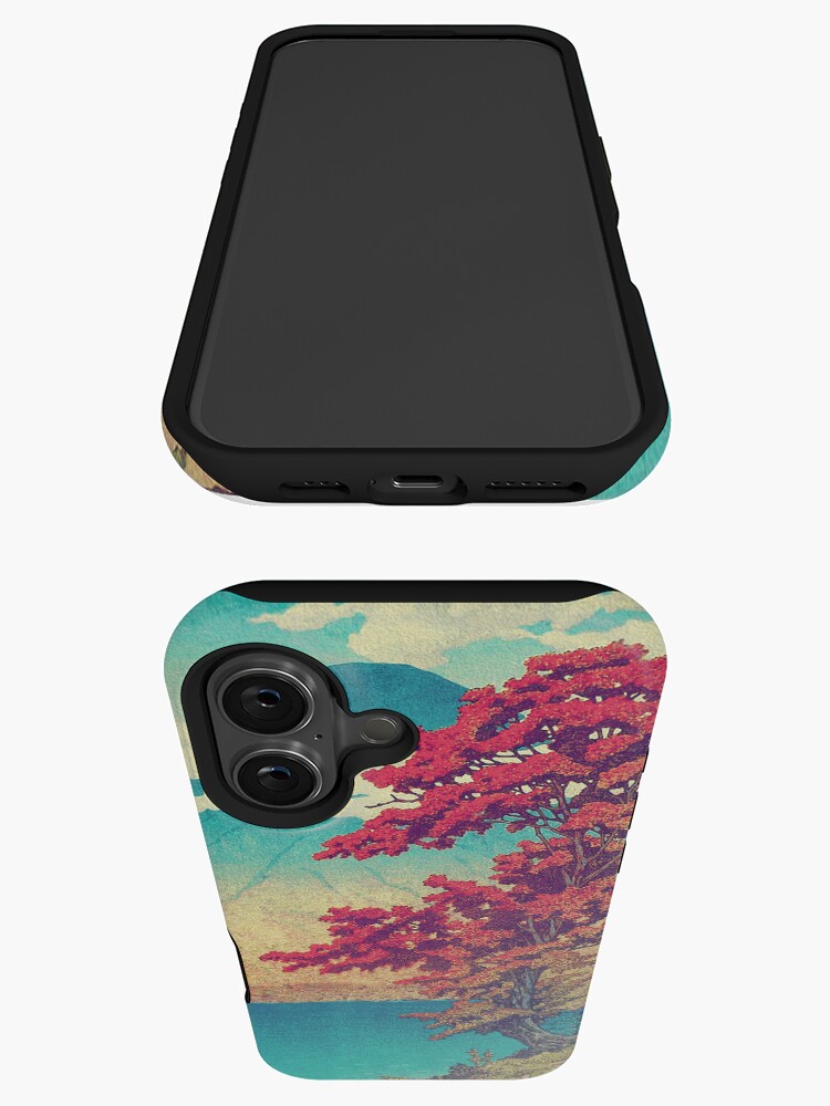 Aperçu 3 sur 4. Coque iPhone avec l'œuvre Le Nouvel An à Hisseii - Nature Paysage créée et vendue par Kijiermono.