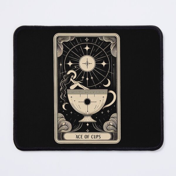 Item preview, Ace of Cups - Tarot Card of Love & Intuition designed and sold by MusesWhispers.