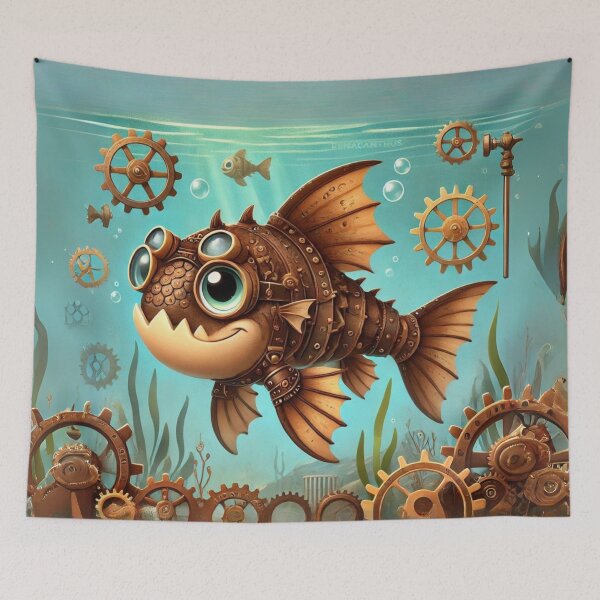Item preview, Steampunk Xenacanthus designed and sold by Sillytoe.
