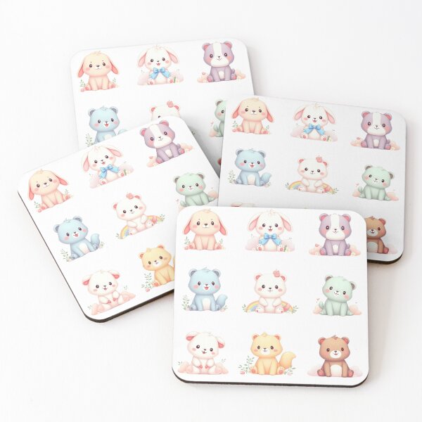Item preview, adorable animals designed and sold by RareAve.