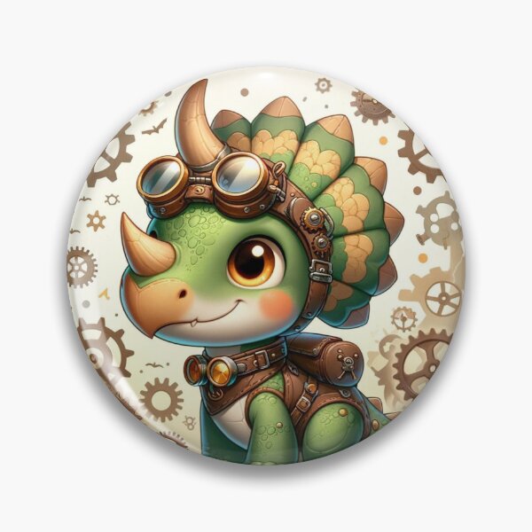Item preview, Steampunk Xenoceratops designed and sold by Sillytoe.