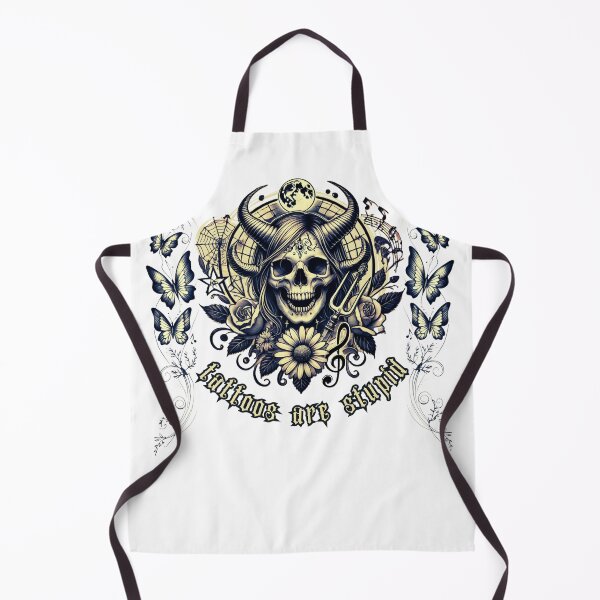 Item preview, tattoos are stupid lady monster and buterflies designed and sold by W-McSapa.