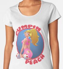Peach Gym Shirt Women's Premium T-Shirt